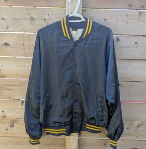 Vintage Satin West Virginia University Jacket – Navy/Gold